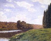 Aleksander Gierymski Italian Landscape with Cypresses oil painting on canvas